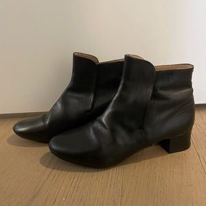 Robert Clergerie Leather Ankle Moto Boots